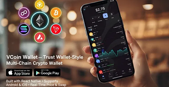 VCoinLab - Trust Wallet-style Multi-Chain Crypto Wallet