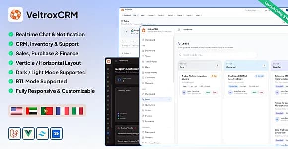 VeltroxCRM - Intelligent Sales & Operations CRM