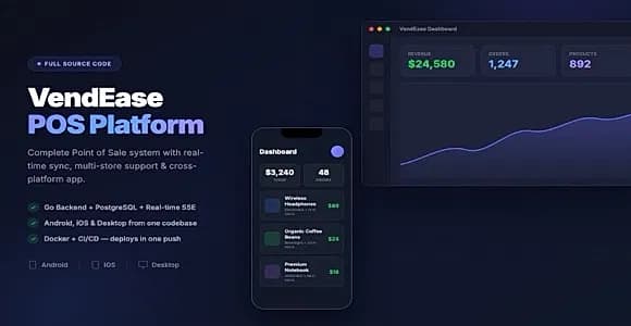 VendEase - Complete & modern POS solution