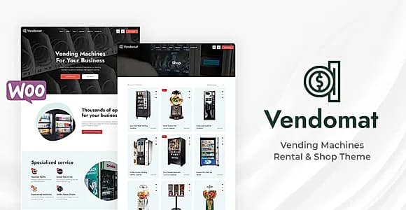 Vendomat WordPress Theme