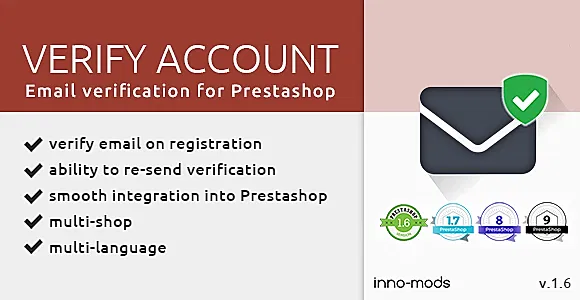 Verify Account for Prestashop