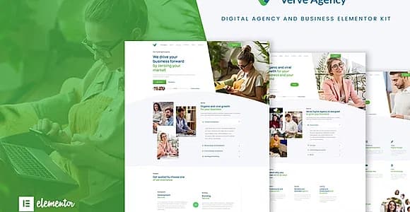 Verve - Creative & Business Elementor Pro Template Kit