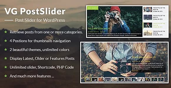 VG PostSlider WordPress Plugin