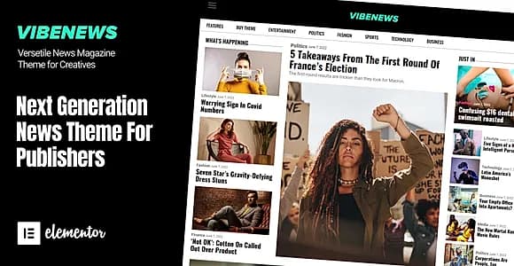 Vibenews WordPress Theme