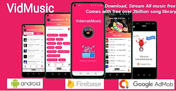 Videmak Music- Automatic Music Downloading and streaming Android application