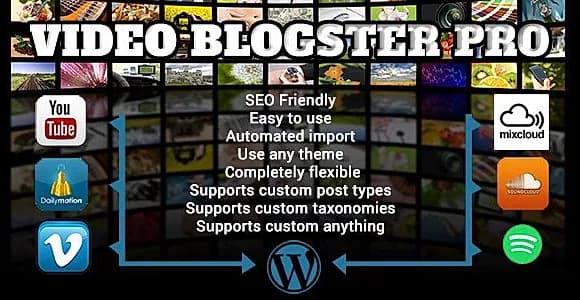 Video Blogster Pro WordPress Plugin