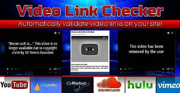 Video Link Checker WordPress Plugin