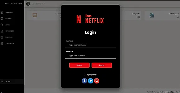 Video streaming app - iOS, Android and Windows Backend-- ionNetflixBackend