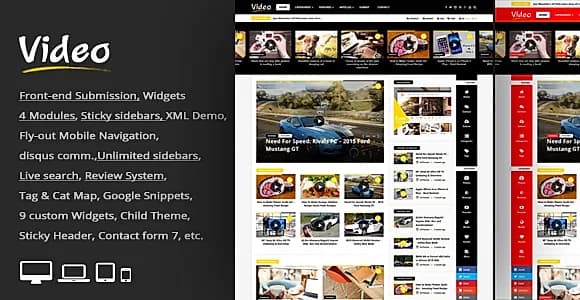 Video WP WordPress Theme