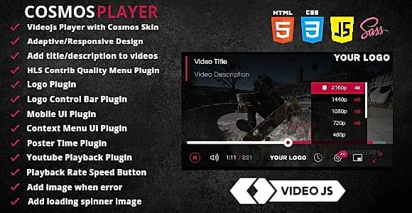 Videojs Cosmos Skin
