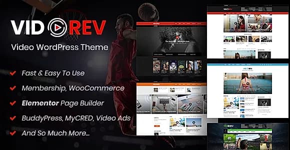 VidoRev WordPress Theme