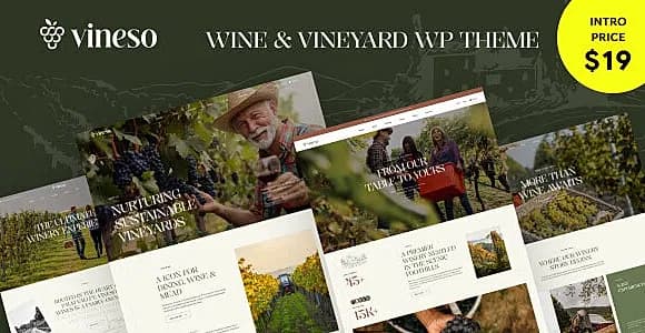 Vineso WordPress Theme