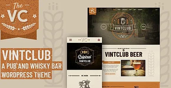 Vintclub WordPress Theme