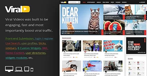 ViralVideo WP WordPress Theme