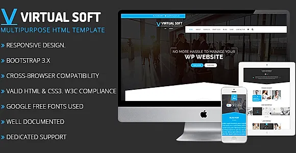 Virtual Soft – Multipurpose HTML Template
