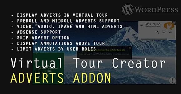 Virtual Tour Creator Advert and Annotation AddOn
