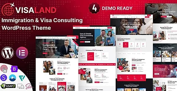 Visaland WordPress Theme