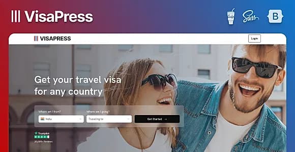 Visapress an Immigration and Visa Consulting Website Template