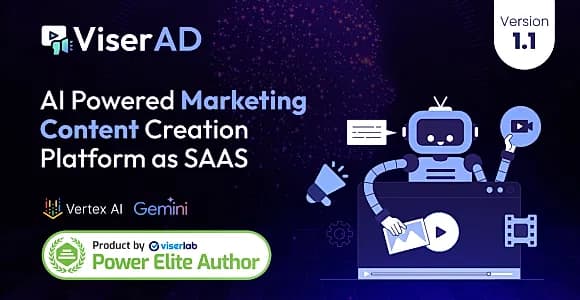 ViserAD - AI Powered Marketing Content Creation Platform as SAAS