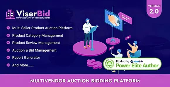 ViserBid - Multivendor Auction Bidding Platform