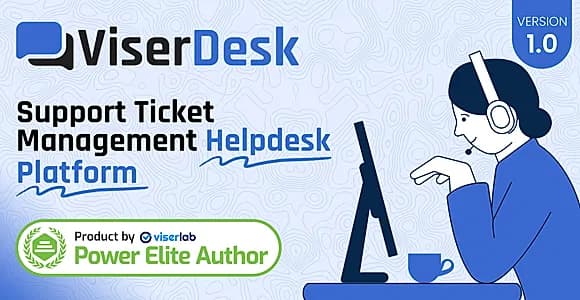 ViserDesk - Support Ticket Management Helpdesk Platform