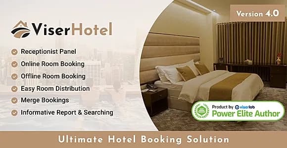 ViserHotel - Ultimate Hotel Booking Solution