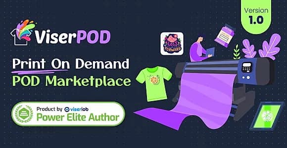 ViserPOD - Print On Demand POD Marketplace