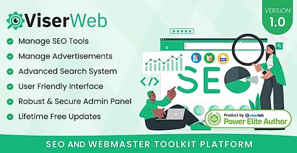 ViserWeb - SEO And Webmaster Toolkit Platform