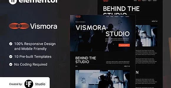 Vismora — Elementor Template Kit for Creative Studios