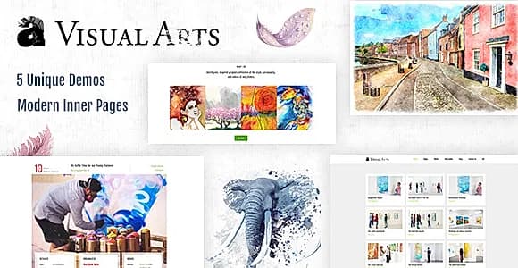 Visual Arts WordPress Theme