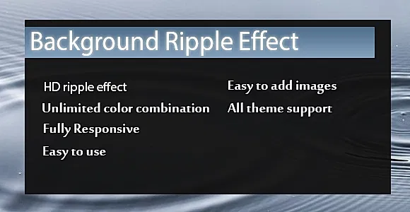 Visual Composer - Background Ripple Effect