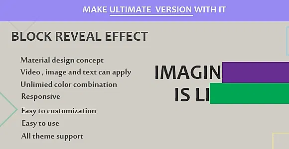 Visual Composer - Block Reveal Effects