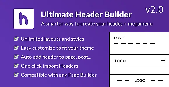 Visual Header - WordPress Header Builder WordPress Plugin
