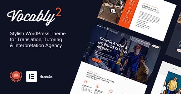 Vocably WordPress Theme