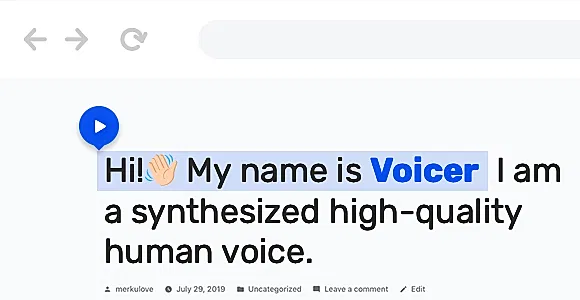Voicer WordPress Plugin
