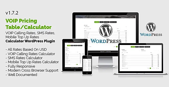 VOIP Pricing Rate Calculator WordPress Plugin