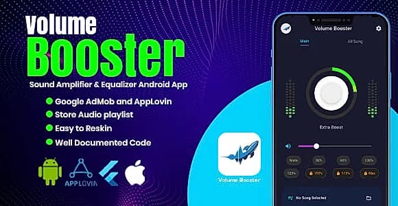Volume Booster Flutter Application