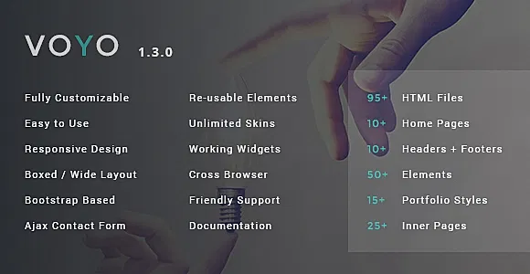 Voyo - Fully customizable Multipurpose Template