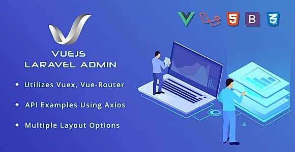VueJS Laravel Admin Template