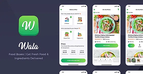 Wala - Food & Delivery React Native App Template