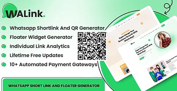 WALink - WhatsApp Shortlink and Floater Generator