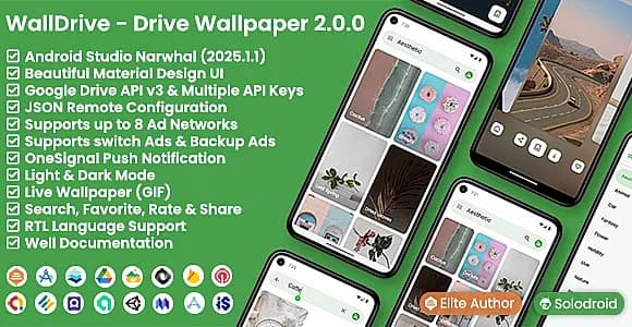 WallDrive - Drive Wallpaper App - Google Drive API v3
