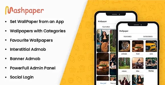 Wallpaper Android Studio Native App With Admin Panel