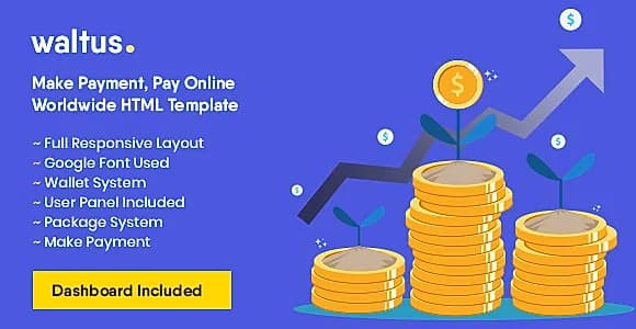 Waltus - Send Money, Receive Online Payment Template