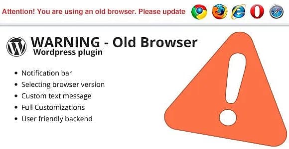 Warning Old Browser - Wordpress plugin