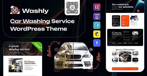 Washly WordPress Theme