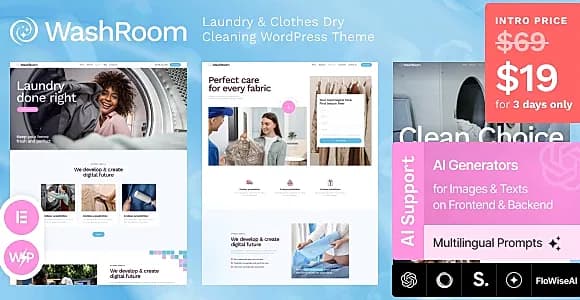 Washroom WordPress Theme