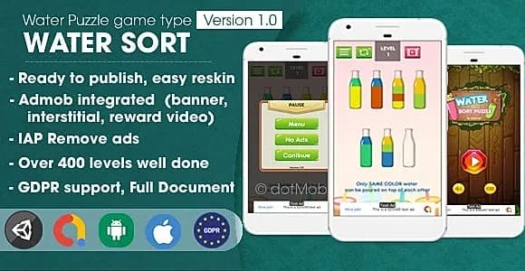 Water Sort Puzzle - Unity Complete Project