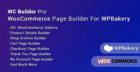 WC Builder Pro - WooCommerce Page Builder for WPBakery WordPress Plugin