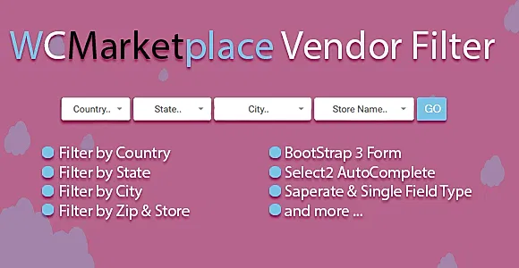 WC Marketplace Vendor Filter